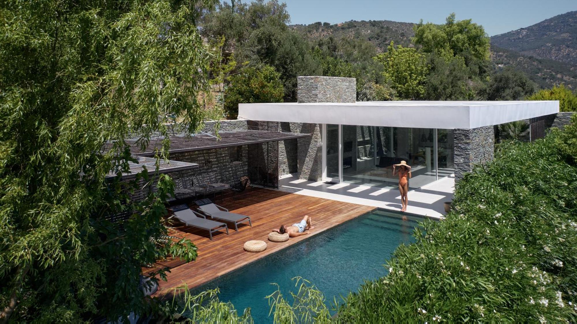 A - Luxury Villas Plomari Exteriör bild