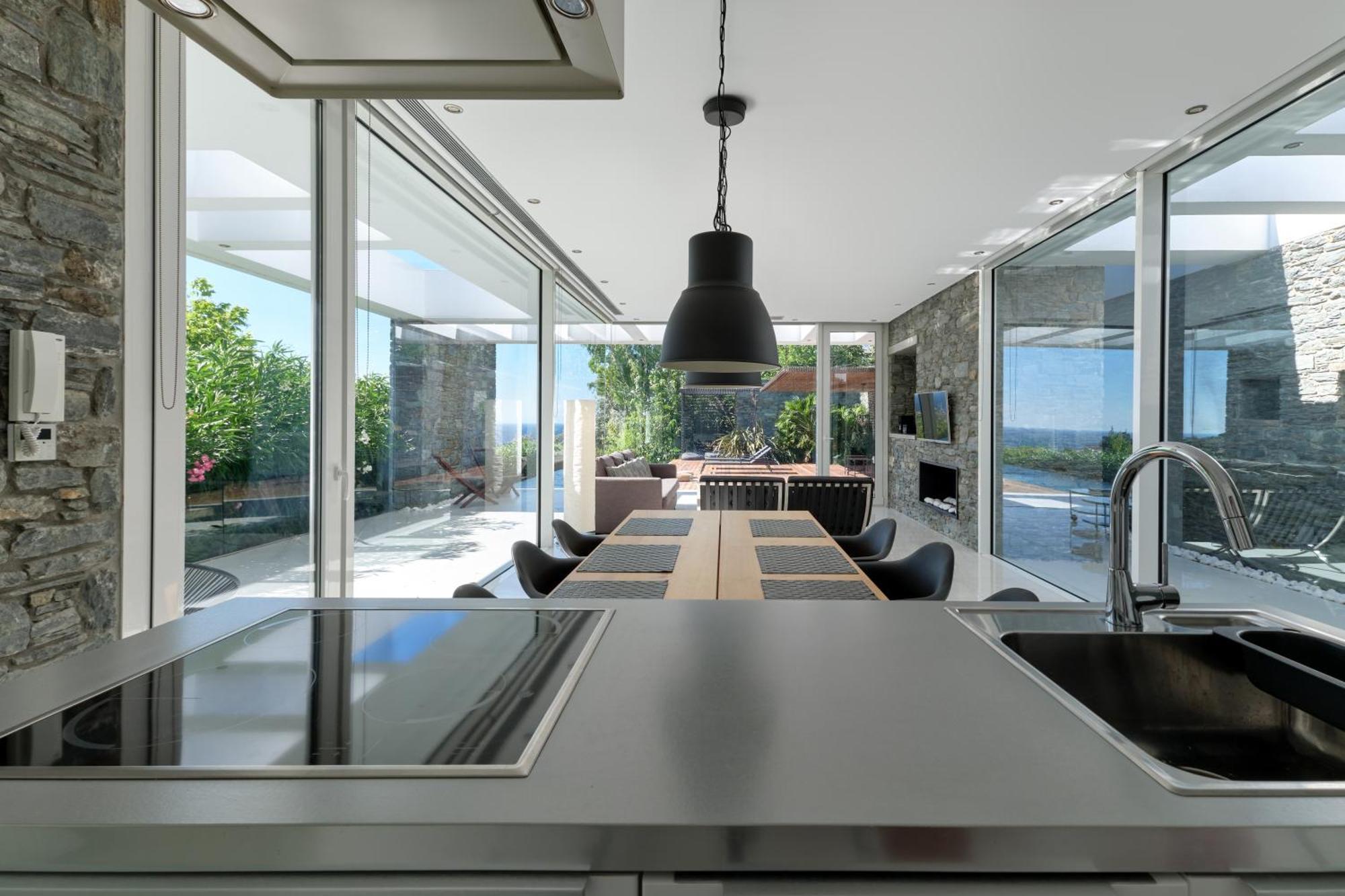 A - Luxury Villas Plomari Exteriör bild